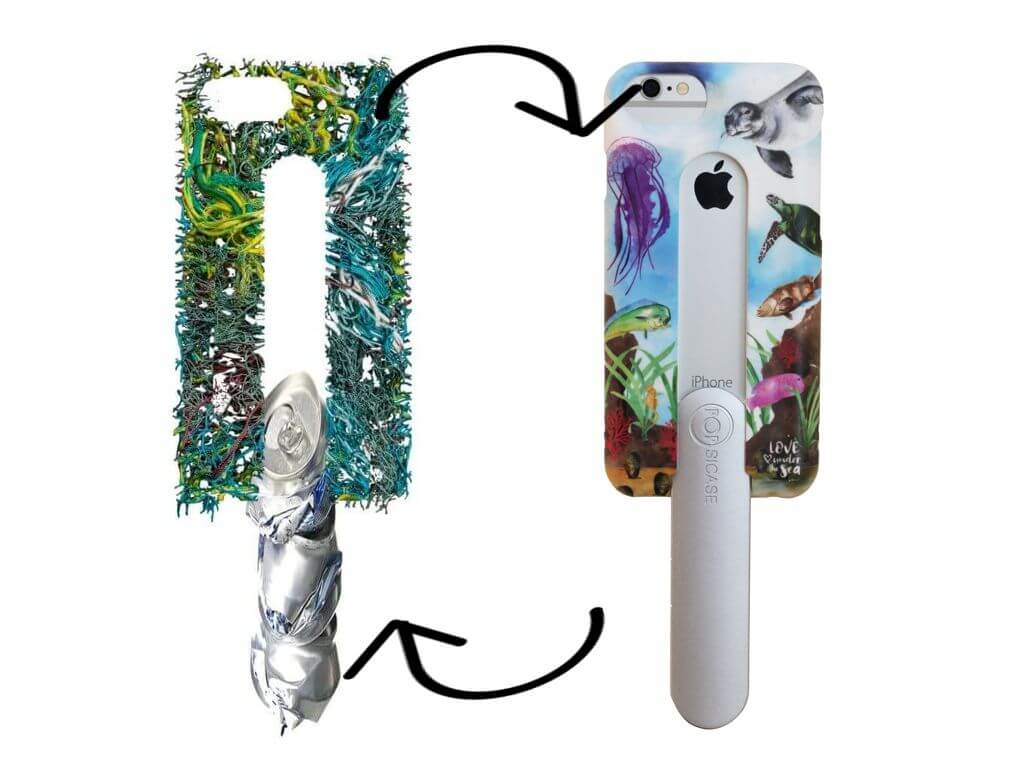 A PHONE CASE THAT CAN BE CIRCULAR