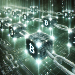 Blockchain futuristic image 