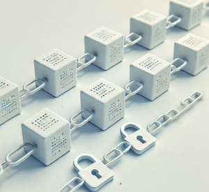 drawing of chains and padlocks 